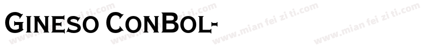 Gineso ConBol字体转换
